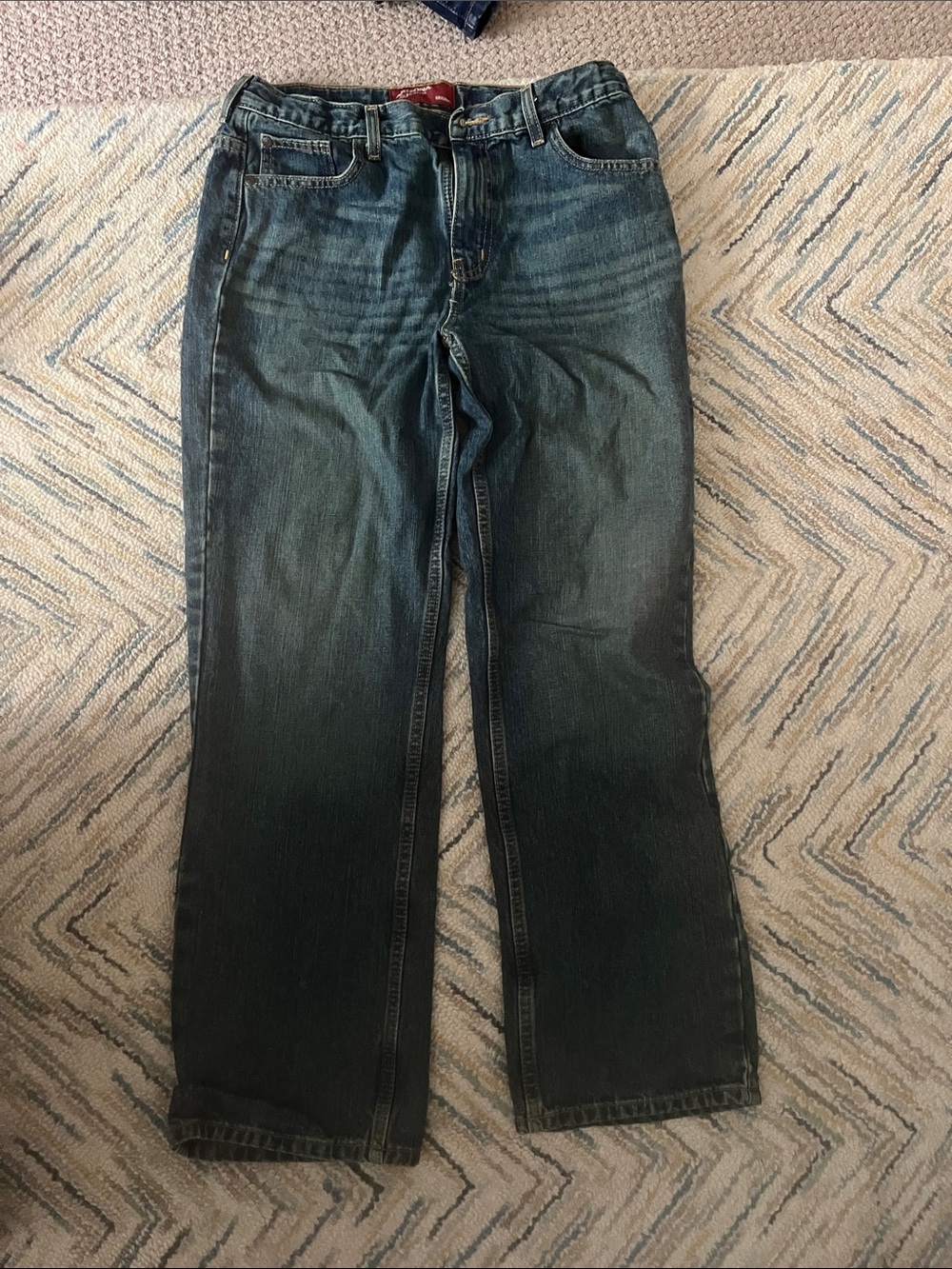Arizona Jean Company Boys Dark Blue Bootcut Jeans